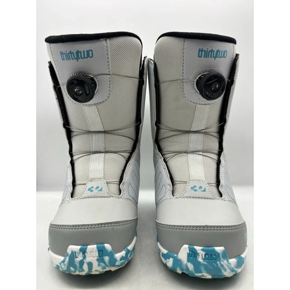 Thirtytwo Lashed Boa Snowboard Boots Kids Youth Size 6 Gray Fall 2016 EUC